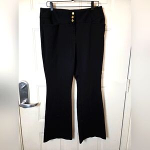 INC International Concepts Black Business Casual Women's Pants Size‎ 14